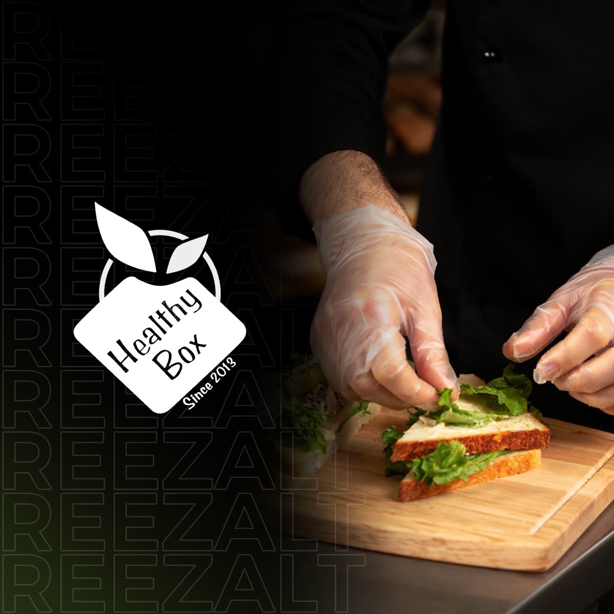Healthy Box — horeca work by Reezalt, a Beverly Hills graphic design studio