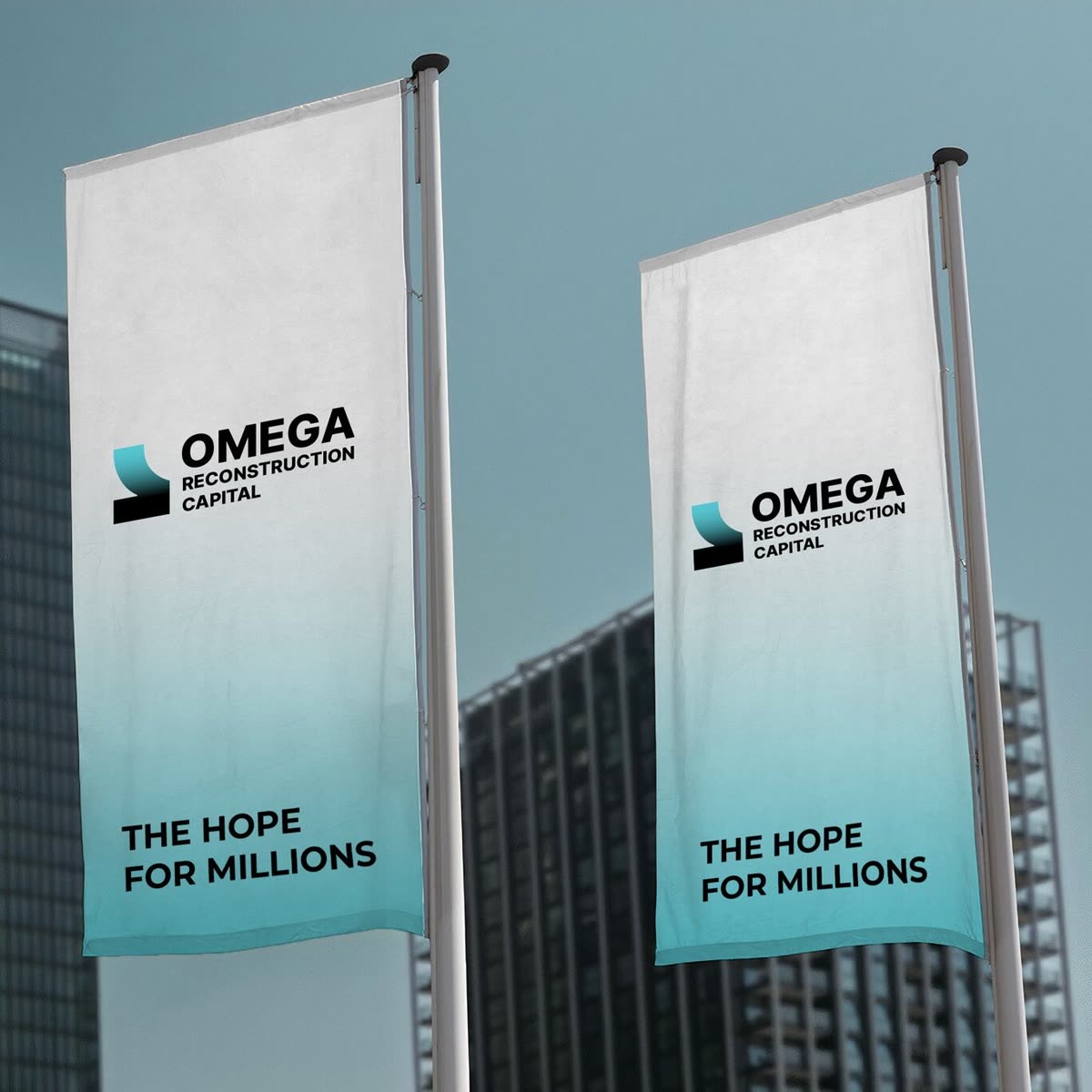 Omega Reconstruction Capital — branding work by Reezalt, a Beverly Hills graphic design studio
